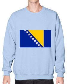 Bosnia and Herzegovina 476# - world flags- Sweatshirt - Crew