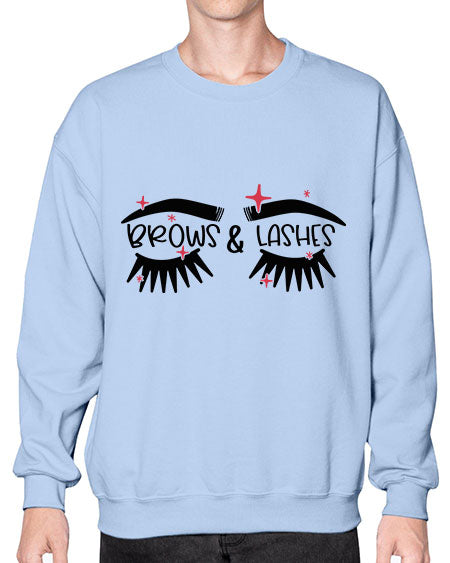 Brows Lashes Style 123# -makeup Sweatshirt - Crew