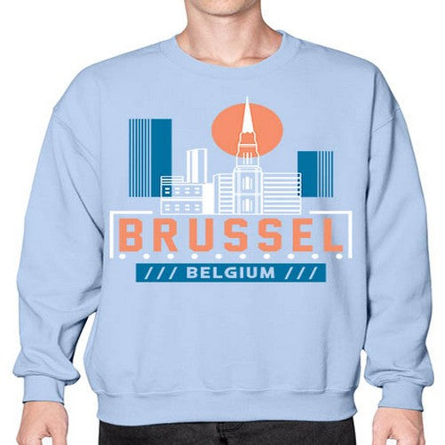 Brussel 504# - cities- Sweatshirt - Crew