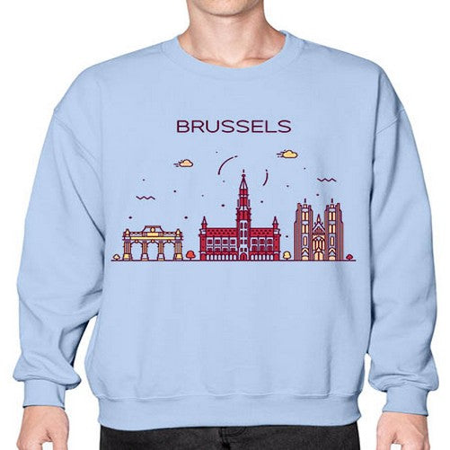 Brussels 508# - cities- Sweatshirt - Crew