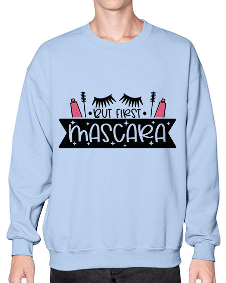 But First Mascara Style 114# -makeup Sweatshirt - Crew
