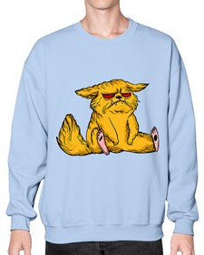 Cat 30# - cartoon animals- Sweatshirt - Crew