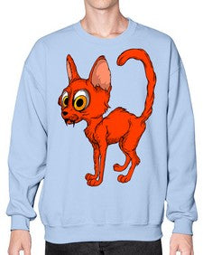 Cat 32# - cartoon animals- Sweatshirt - Crew