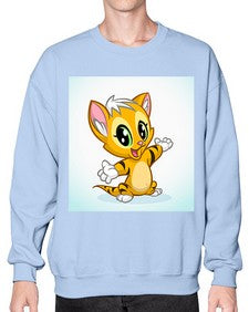 Cat 40# - cartoon animals- Sweatshirt - Crew