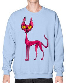Cat 42# - cartoon animals- Sweatshirt - Crew