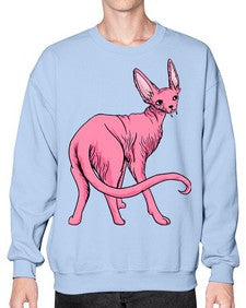 Cat 45# - cartoon animals- Sweatshirt - Crew
