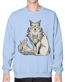 Cat 46# - cartoon animals- Sweatshirt - Crew