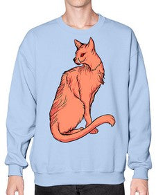 Cat 47# - cartoon animals- Sweatshirt - Crew