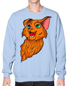 Cat 51# - cartoon animals- Sweatshirt - Crew