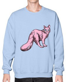 Cat 55# - cartoon animals- Sweatshirt - Crew