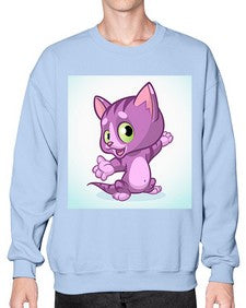 Cat 58# - cartoon animals- Sweatshirt - Crew