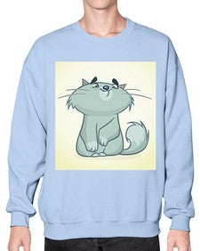 Cat 62# - cartoon animals- Sweatshirt - Crew