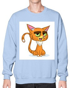 Cat 65# - cartoon animals- Sweatshirt - Crew