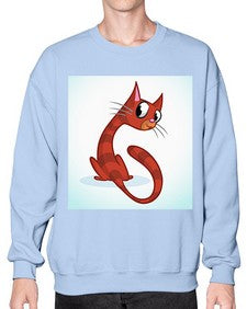 Cat 67# - cartoon animals- Sweatshirt - Crew