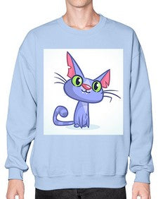 Cat 68# - cartoon animals- Sweatshirt - Crew