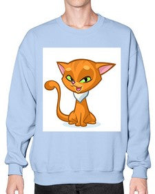 Cat 69# - cartoon animals- Sweatshirt - Crew