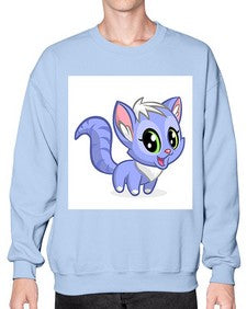 Cat 70# - cartoon animals- Sweatshirt - Crew