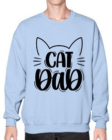 Cat Dad Style 81# - cats- Sweatshirt - Crew