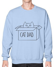 Cat Dad - cats- Sweatshirt - Crew