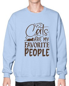 Cats Are My Favorite People Style 7# - cats- Sweatshirt - Crew