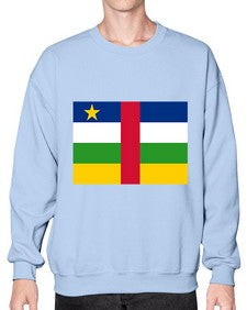 Central African Republic 551# - world flags- Sweatshirt - Crew