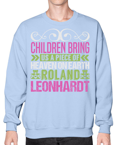 Children bring us a piece of Heaven Style 58# - baby- Sweatshirt - Crew