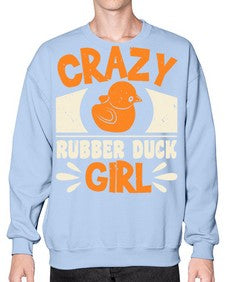 Crazy Rubber Duck Girl Style 4# - ducks- Sweatshirt - Crew