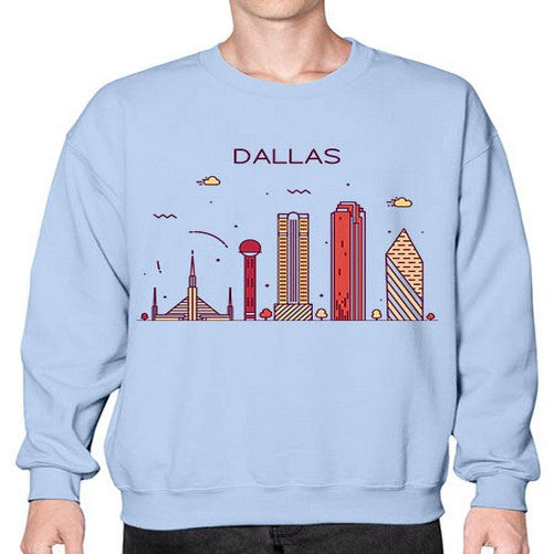 Dallas 646# - cities- Sweatshirt - Crew
