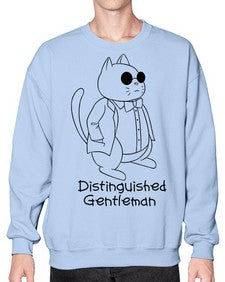 Distinguished Gentleman - cats- Sweatshirt - Crew