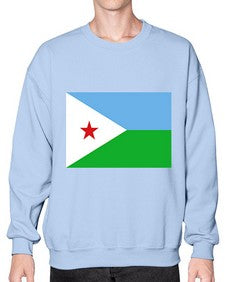 Djibouti 670# - world flags- Sweatshirt - Crew