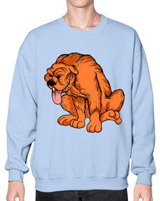 Dog 100# - cartoon animals- Sweatshirt - Crew