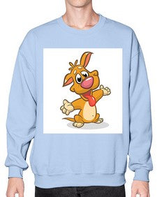 Dog 86# - cartoon animals- Sweatshirt - Crew