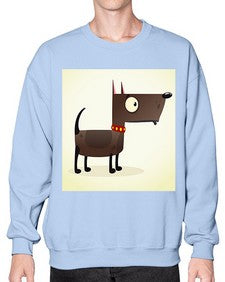 Dog 87# - cartoon animals- Sweatshirt - Crew