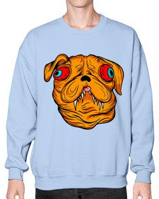 Dog 95# - cartoon animals- Sweatshirt - Crew