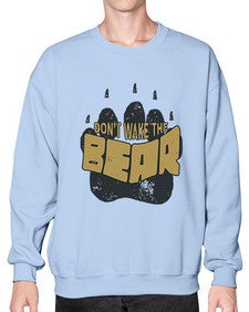 Dont wake the bear 4# - cartoon animals- Sweatshirt - Crew