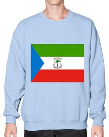 Equatorial Guinea 711# - world flags- Sweatshirt - Crew