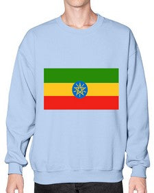 Ethiopia 715# - world flags- Sweatshirt - Crew