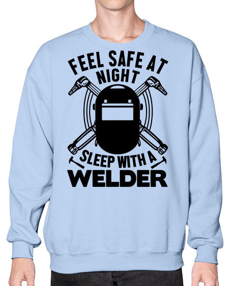 Feel safe at night Style 777# - welder- Sweatshirt - Crew