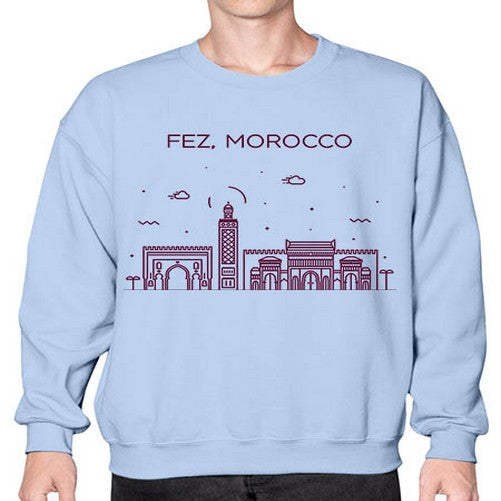 Fez 718# - cities- Sweatshirt - Crew