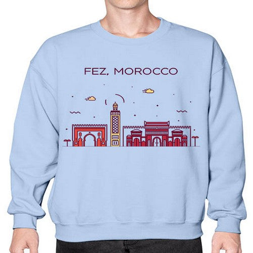 Fez 720# - cities- Sweatshirt - Crew