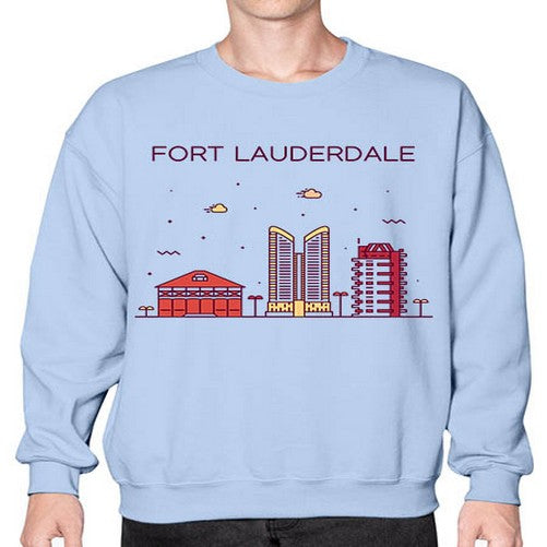 FortLauderdale 737# - cities- Sweatshirt - Crew