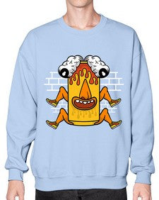 Fuck the weekend 128# - cartoon general- Sweatshirt - Crew