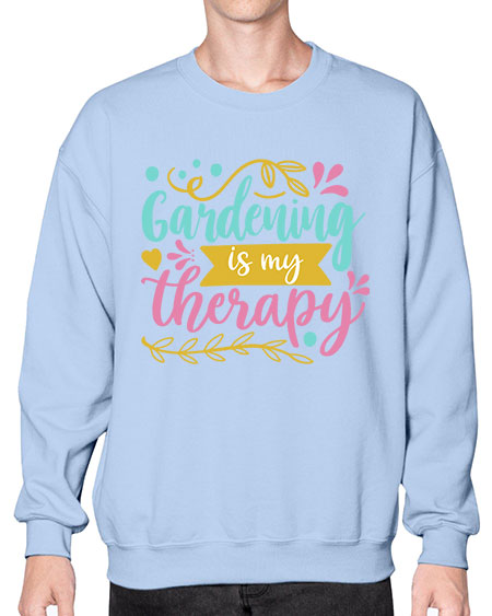 Gardening is my therapy Style 66# - summer- Sweatshirt - Crew
