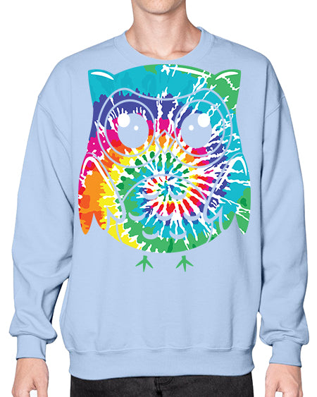 Graphic Owl Tiedye A TurtleRabbit 8# - owl- Sweatshirt - Crew