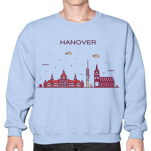 Hanover 818# - cities- Sweatshirt - Crew