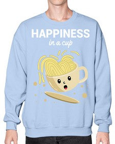 Happiness in a Cup 1029# - Ramen- Sweatshirt - Crew