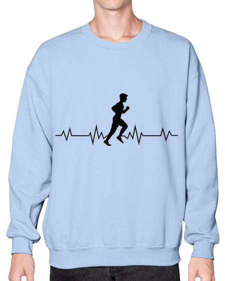 Heart Beat Runner - sports general- Sweatshirt - Crew