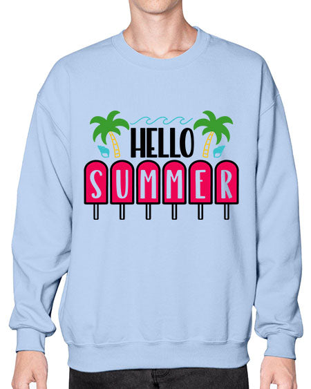 Hello Summer Style 39# - summer- Sweatshirt - Crew