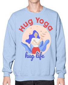 Hug Yoga Hug Life 261# - yoga- Sweatshirt - Crew