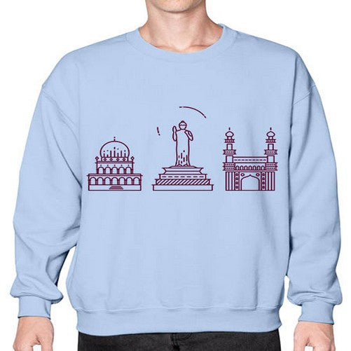 Hyderabad 915# - cities- Sweatshirt - Crew